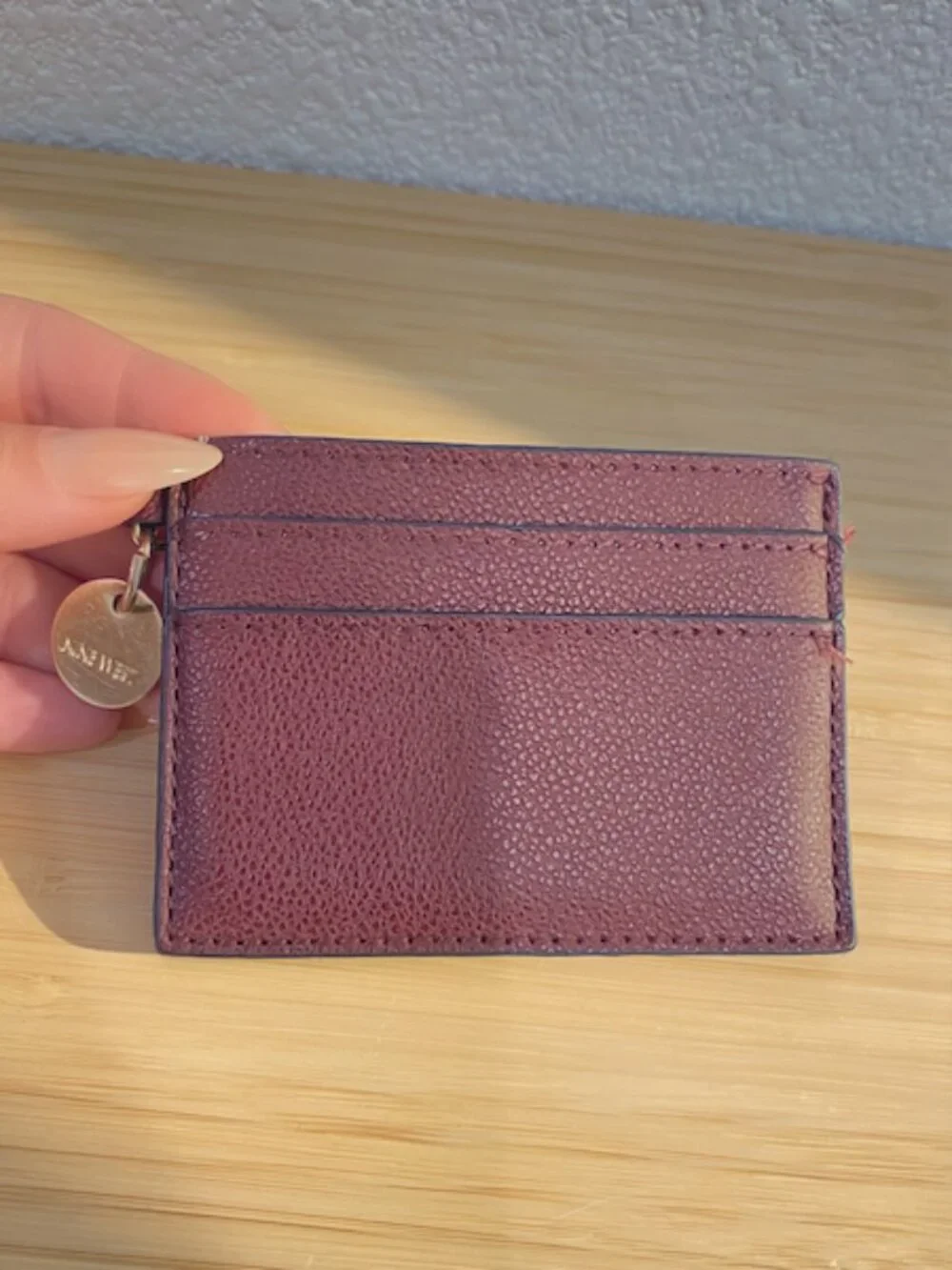 Nine West 3pc Set Burgundy Pebbled Phone Crossbody Wallet Card Case NEW - Picture 11 of 13